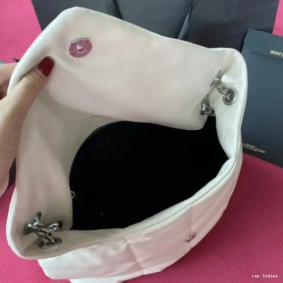 Repzbay REP MEDIUM PUFFER YSL BAG IN LAMBSKIN QUILTED 0628